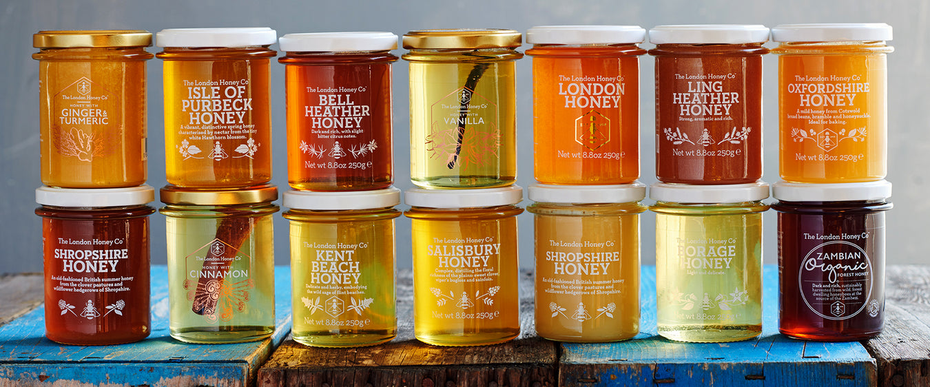 pure natural honey jars british organic