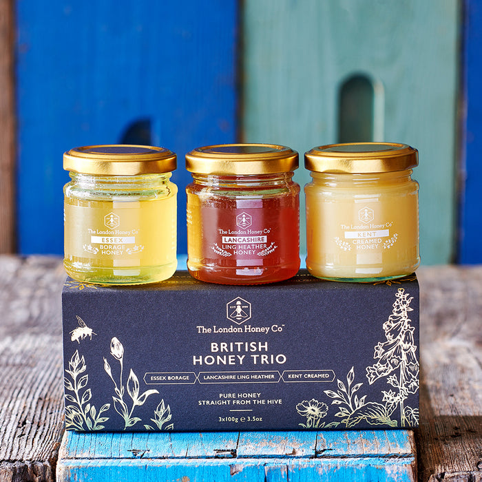 British Honey Trio Gift Set, 3 x 100g
