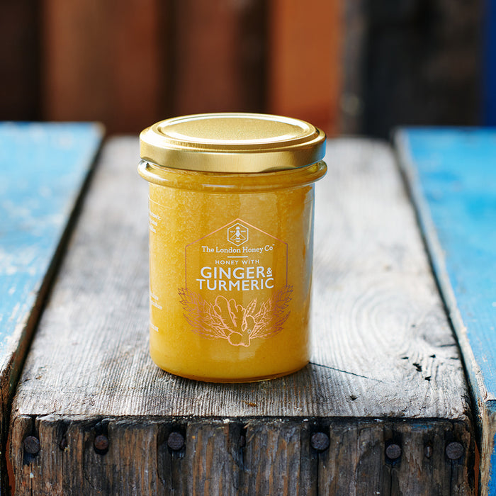 INFUSED PURE HONEY WITH GINGER & TURMERIC 250G