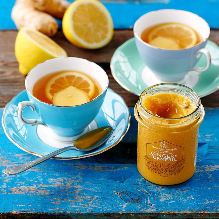 INFUSED PURE HONEY WITH GINGER & TURMERIC 250G