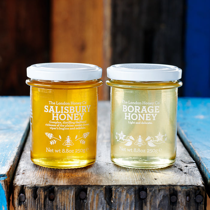 British Honey Duo: Borage & Salisbury Plain