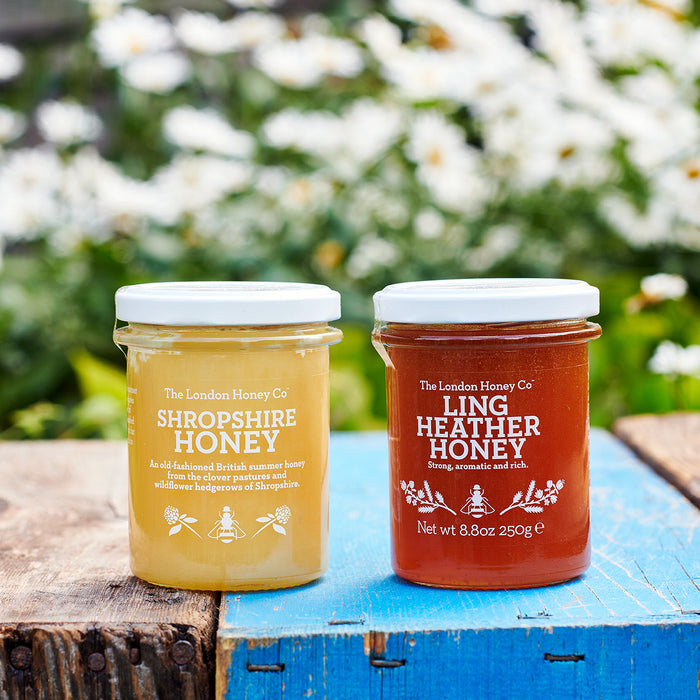 British Honey Duo: Ling Heather & Shropshire Creamed
